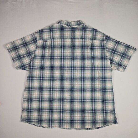RedHead 4XL‎ Plaid Short Sleeve Button Shirt Cotton Bass Pro Outdoor Casual - Picture 4 of 10